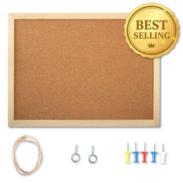에이트몰 게시판꾸미기 벽걸이 코르크 보드