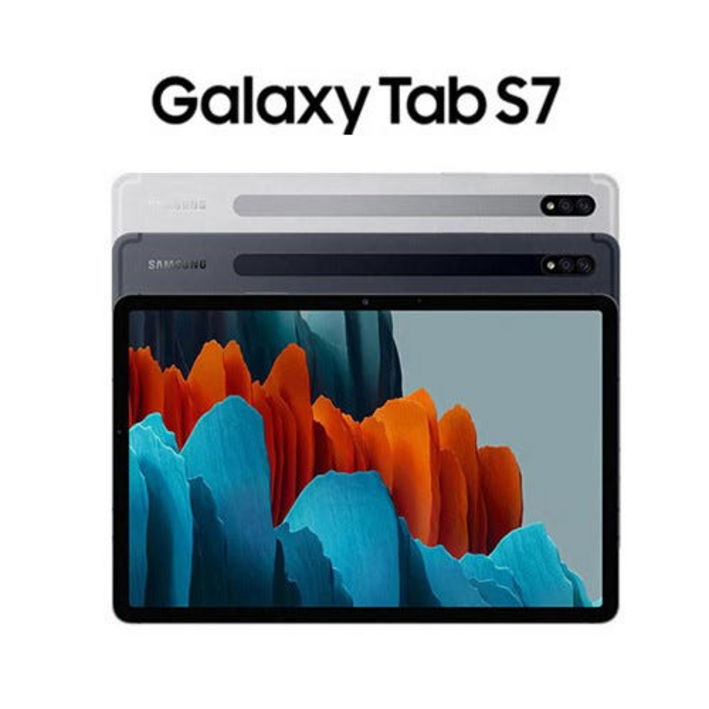JP 갤럭시 탭 S7 10.0 128GB WiFi 중고 공기계 SMT875 S급 본체호환케이블, 미스틱 블랙