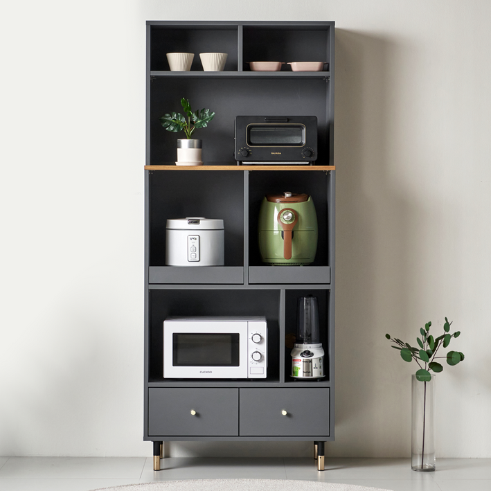 마홀앤 라움 800 기본형 수납장 전자렌지대상부장 세트