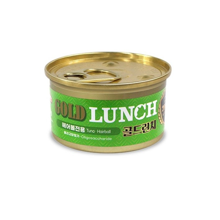 런치 골드 프리미엄 헤어볼 전용 캔 80g x 24개 런치 골드 프리미엄 헤어볼 전용 캔 80g x 24개