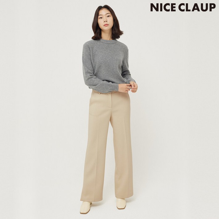 나이스클랍 벨보텀 슬릿 팬츠 N224MWPB3K1415930