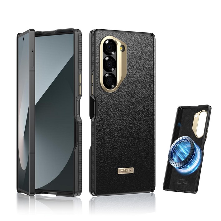 비즈니스 프리미엄 삼성 갤럭시 Z폴드7 케이스 중축 일체형 맥세이프 휴대폰 케이스 범퍼 힌지보호 풀커버