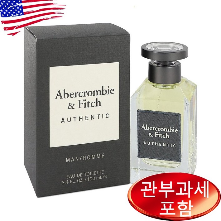 Abercrombie Fitch Authentic 3.4 oz MEN 아베크롬비
