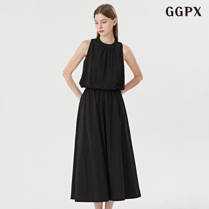GGPX 민소매 블라우스 플레어 밴딩 스커트 셋업 GOBOW052D GGPX 민소매 블라우스 플레어 밴딩 스커트 셋업 GOBOW052D