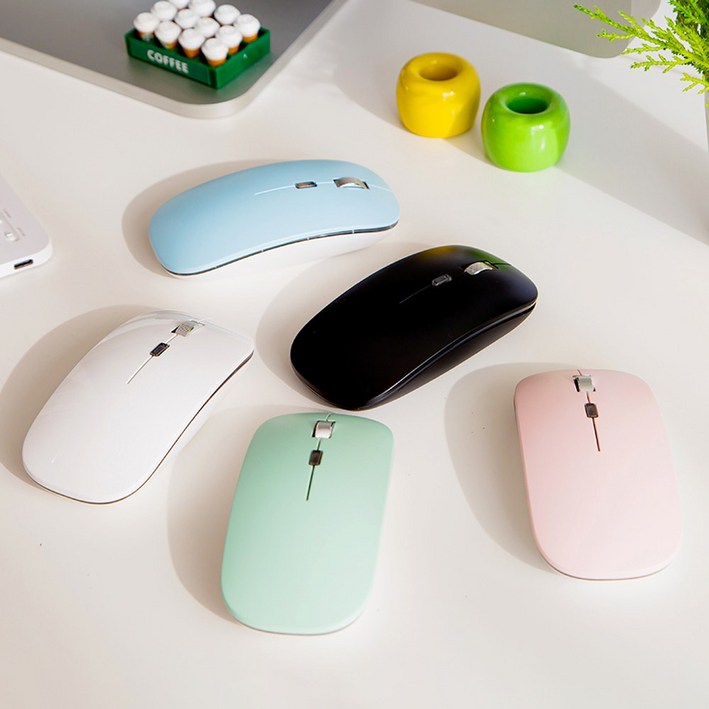 삼성 LG 그램 무소음 무선 블루투스 마우스, 화이트