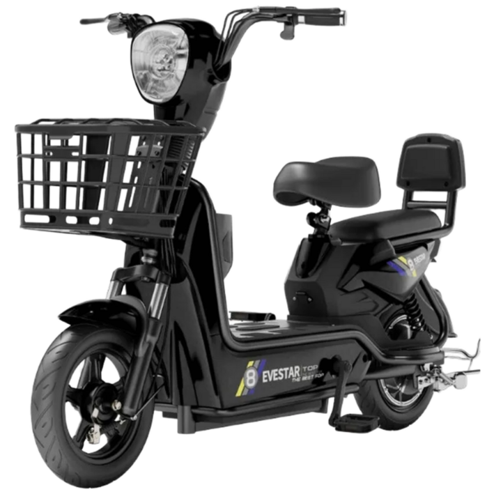 KSTORE 미니벨로 전기스쿠터 전동 오토바이 바이크 자토바이 펫바이크 소형 미니 배달 출퇴근, 핑크, 스틸