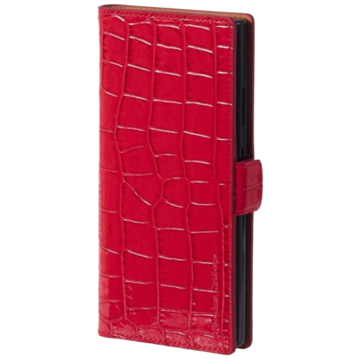 진렌체 벨로스 크로커다일 천연소가죽 갤럭시 A시리즈 지갑 케이스