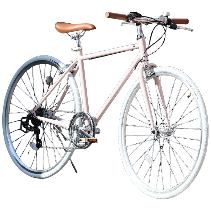 SUWIT 700C 일본 자전거,바이크 스포츠 700C 하이브리드 자전거 경량 로드 출퇴근 시마노변속 산책 입문용 국내무료배송 타이어 700 28c, 핑크/PINK, 1개, 54cm