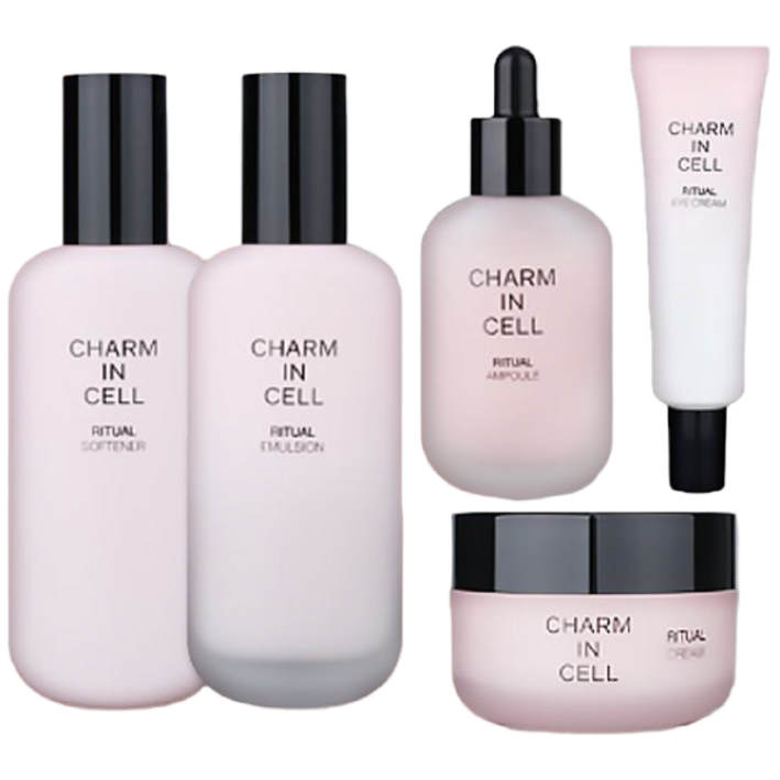 참존 참인셀 리추얼 5종(소프너+에멀전+크림+앰플+아이크림), 1개