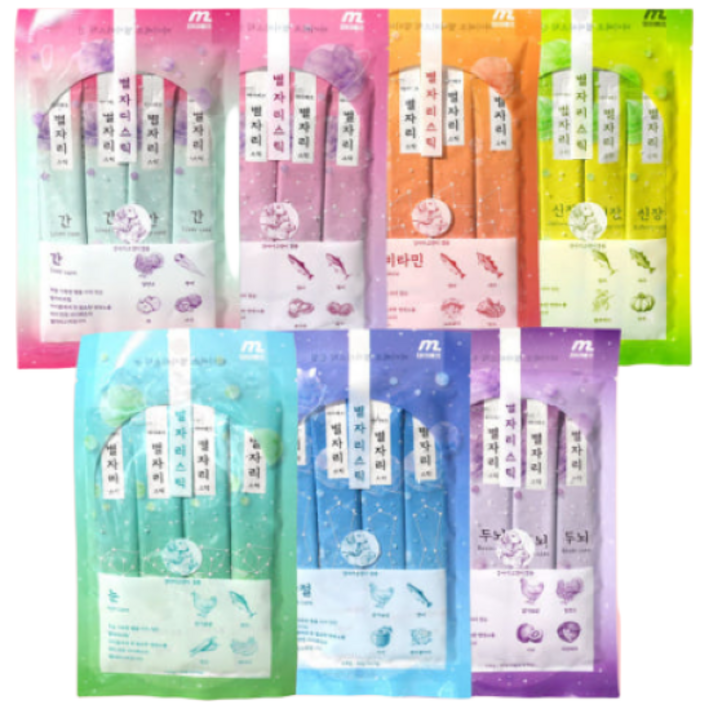 마이베프 별자리스틱 고양이 츄르 60g 7종콤보(총7개)