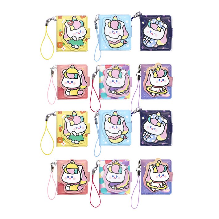 핑크풋 1000 유니코니 미니 다이어리 6종 x 2p 세트