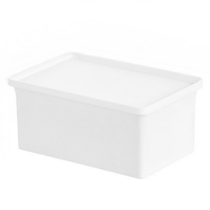 데일리홈 다용도 수납 정리 보관함, 화이트, 1개