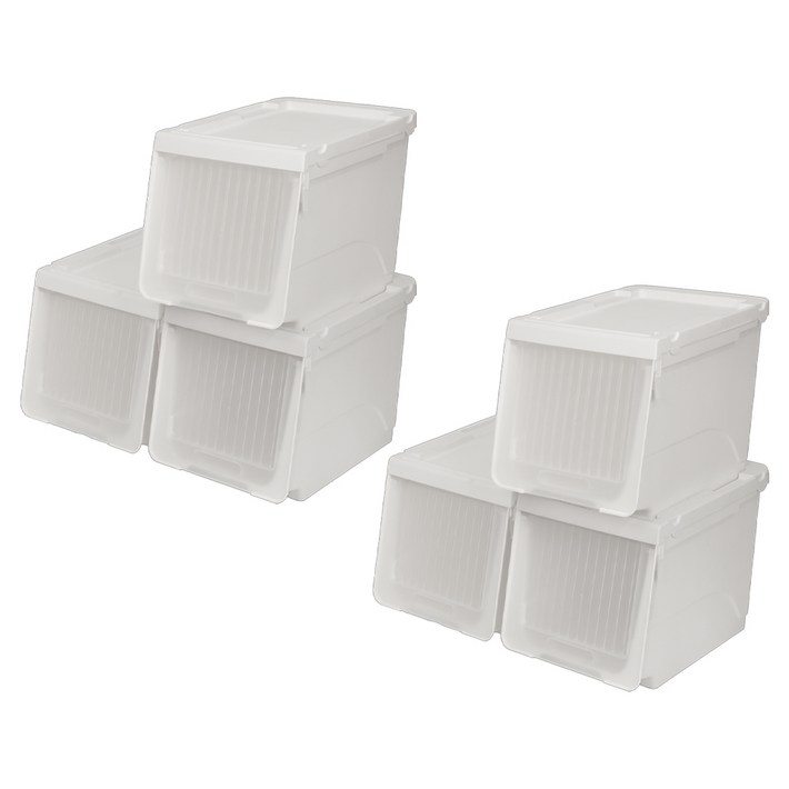 올유리빙 슬라이딩 리빙박스 높은형 투명창