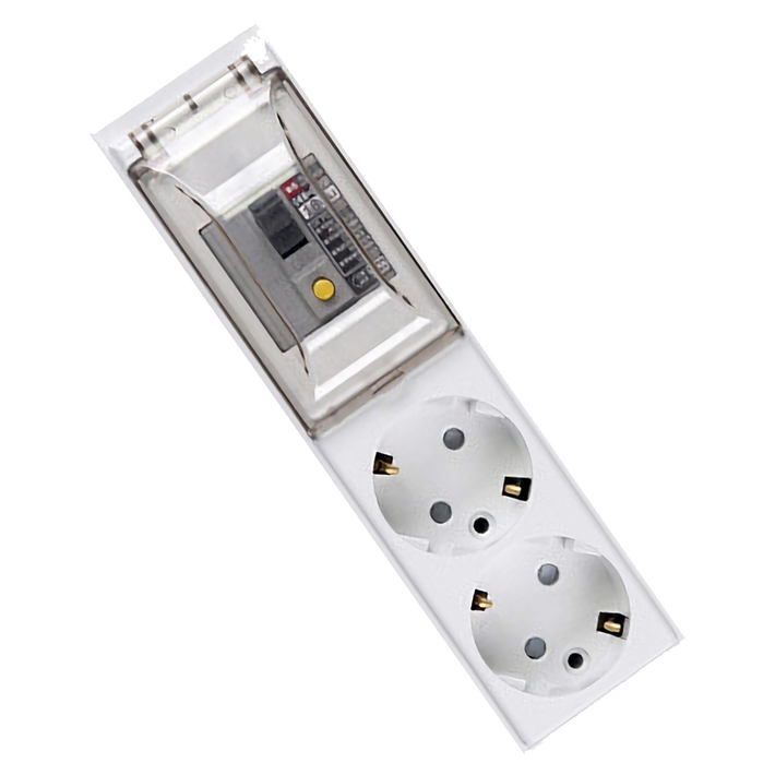 오성정밀 고용량 누전차단 멀티탭 전선형 2구 OSN223, 1.5m, 화이트, 1개