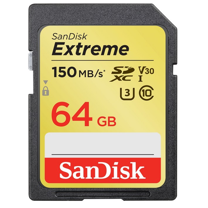 샌디스크 익스트림 SDXC 메모리카드 SDSDXV6-064G