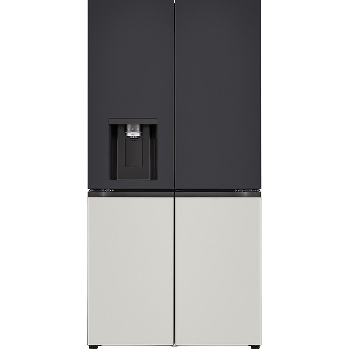 LG전자 오브제컬렉션 얼음정수기 디오스 4도어 냉장고 메탈 820L 방문설치 - 투데이밈