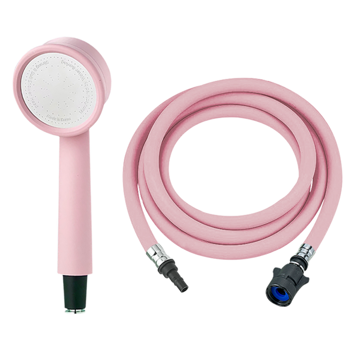 닥터워터 마카롱 원터치 샤워 헤드  호스 2m 세트, 1개, PINK