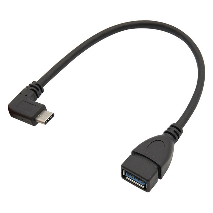 컴스 USB 3.0 A타입 FUSB 3.1 C타입 M OTG 젠더 꺽임 케이블 BT591