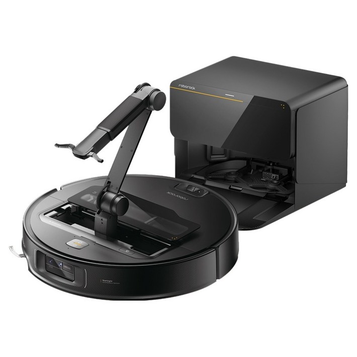 로보락 Saros Z70 직배수 로봇청소기 RRE0R50EWFD29HRR, RRE0R50EWFD29HRR, 블랙