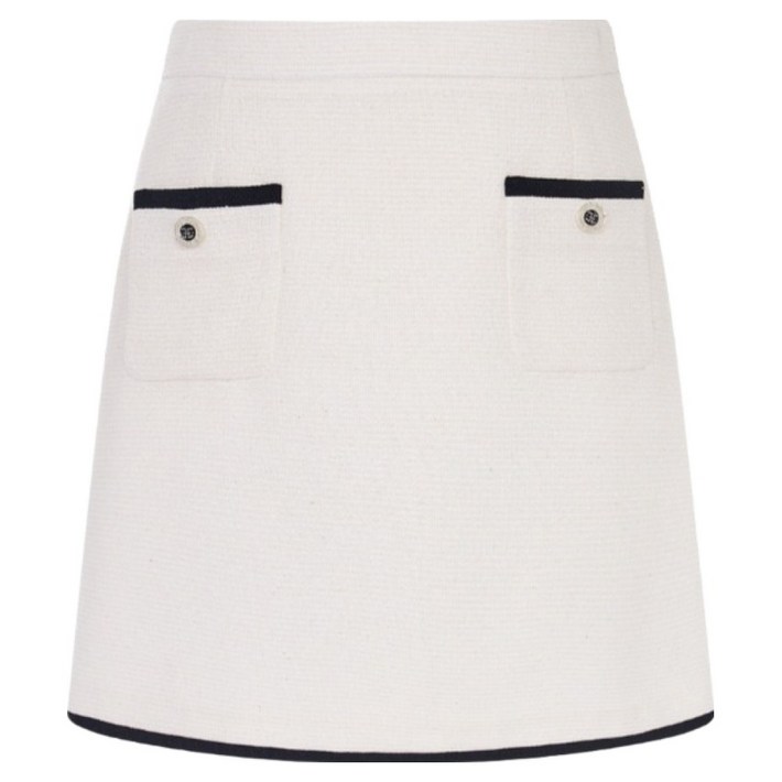 케네스레이디 여성용 메이블 포켓 트위드 스커트