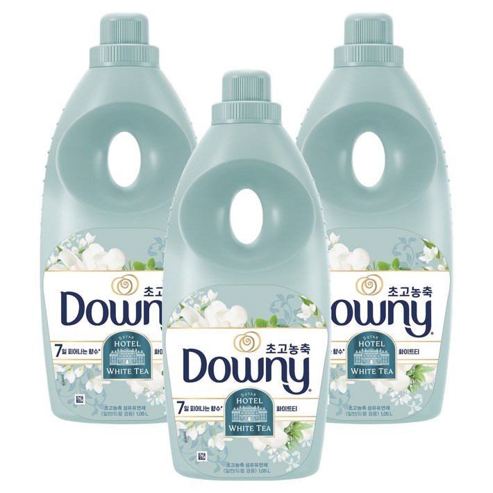 다우니 7일향수 초고농축 섬유유연제 화이트티 본품