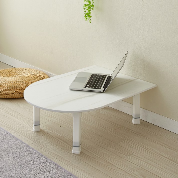 조은세상 반타원 LPM 높이조절 접이식 테이블