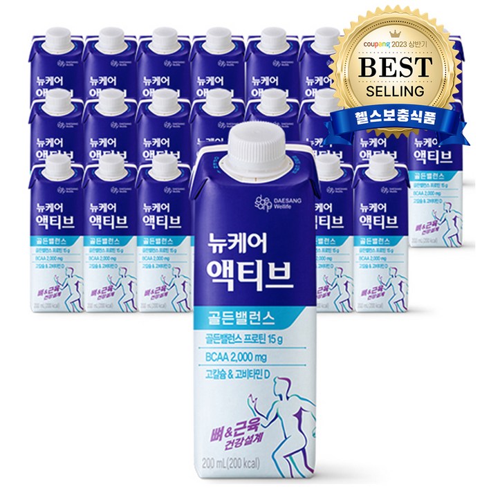 뉴케어 액티브 골든밸런스 단백질음료, 200ml, 24개