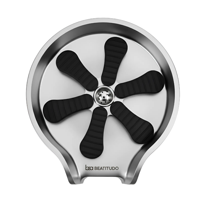 베아티투도 자동 고압 컵 세척기  뉴 노즐  드릴커터 세트, ABS 실버, 1개