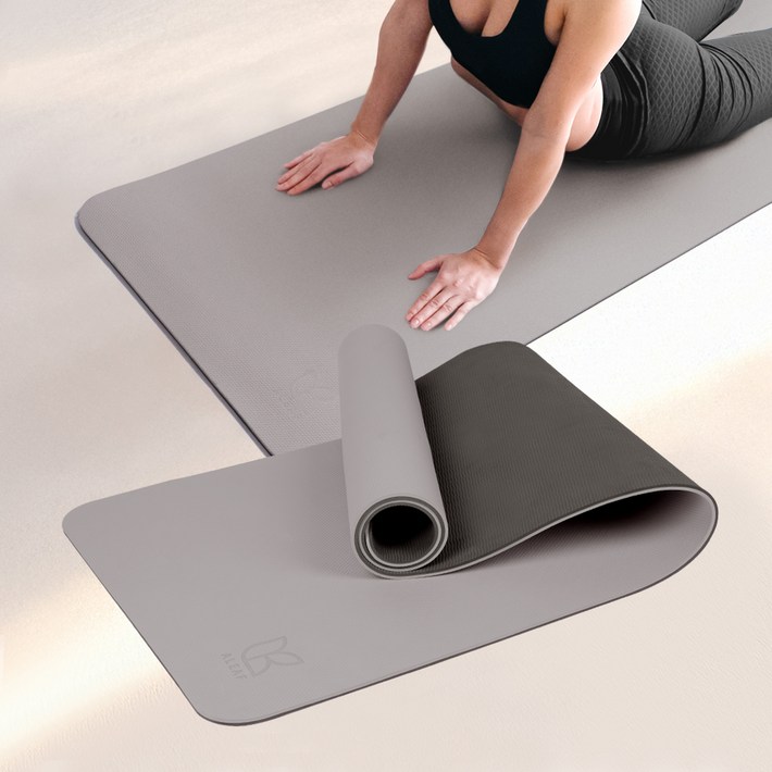 아리프 스탠다드 TPE 요가매트, 밍크 브라운, 1개