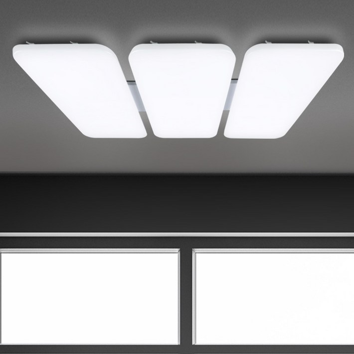 멜리빙 LED 삼성칩 에어 거실6등 조명 180W, 화이트 주광색