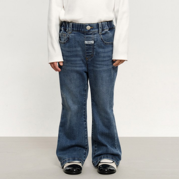마리떼키즈 여야용 FLARED DENIM PANTS