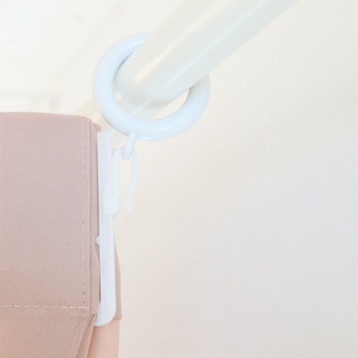 메종텍스타일 길이 조절되는 안전한 플라스틱 커튼핀 1.5 x 8.5 cm 30p