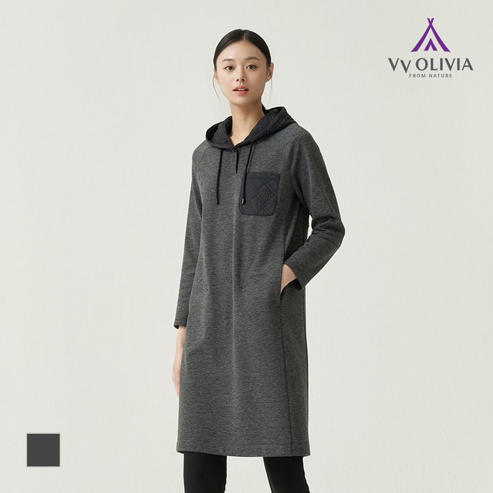 올리비아로렌 패딩후드 원마일 원피스 VVBOAYW9161