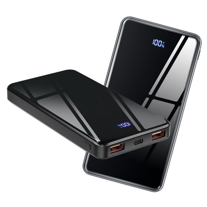 YINTO 고속충전 보조배터리 PD 22.5W QC3.0 잔량표시 10000mAh