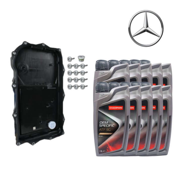 벤츠 정품 ZF 미션오일팬  미션필터  9단합성미션오일10L 세트