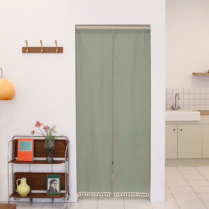 가림막 커튼 분리형  압축봉