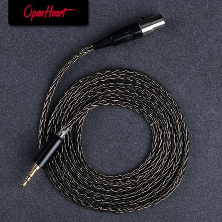 N5005 DAC HIFI 케이블  OPENHEART 8 코어 헤드폰 미니 xlr