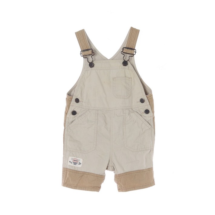 BABY GAP 베이비 갭 코튼 배색 하프 오버롤 팬츠 KIDS80