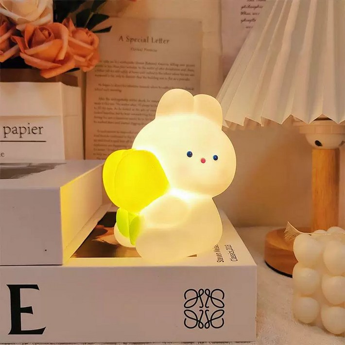 로앤제이 귀여운 동물 캐릭터 LED 무드등 수면등 취침등 조명