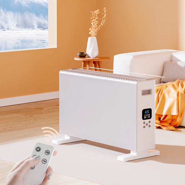 [국내발송] RichMagic 리모컨 컨벡션 히터 가정용 전기 컨벡션히터 업소용 온풍기 거실/사무실 스탠드형 온풍기