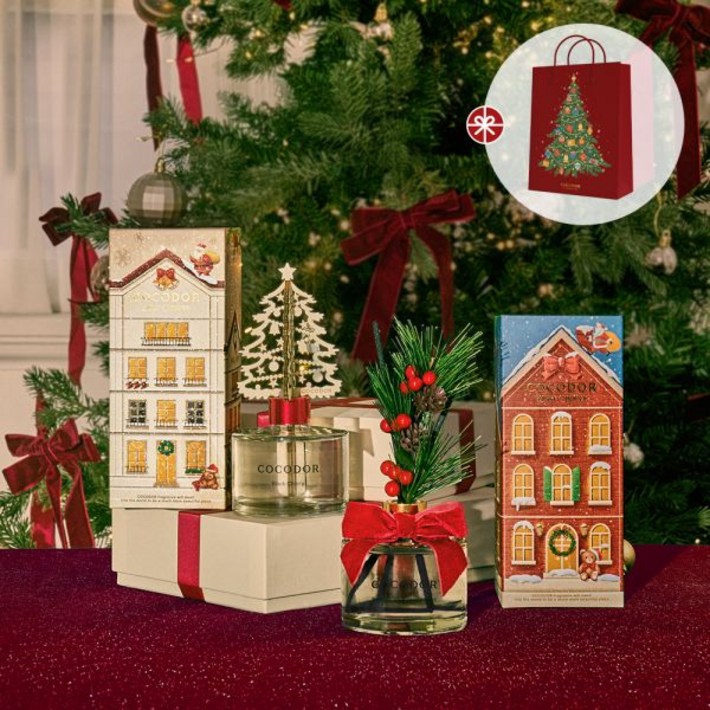 11 코코도르 홀리데이 디퓨저 190ml 2개 l 연말 파티 집들이 선물 산타쿠키