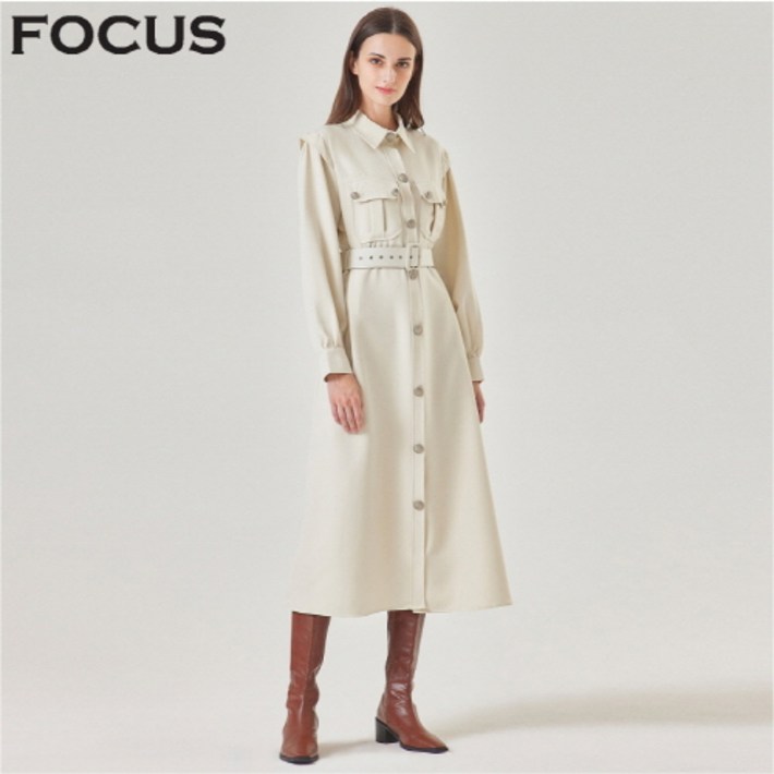 버튼포인트벨트핏원피스VFI3F1OP3561