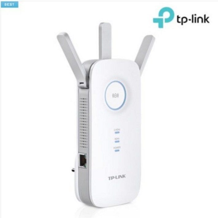 티피링크티피링크 RE450 1750Mbps 듀얼밴드 무선 AP 와이파이 증폭기 확장기, 1개
