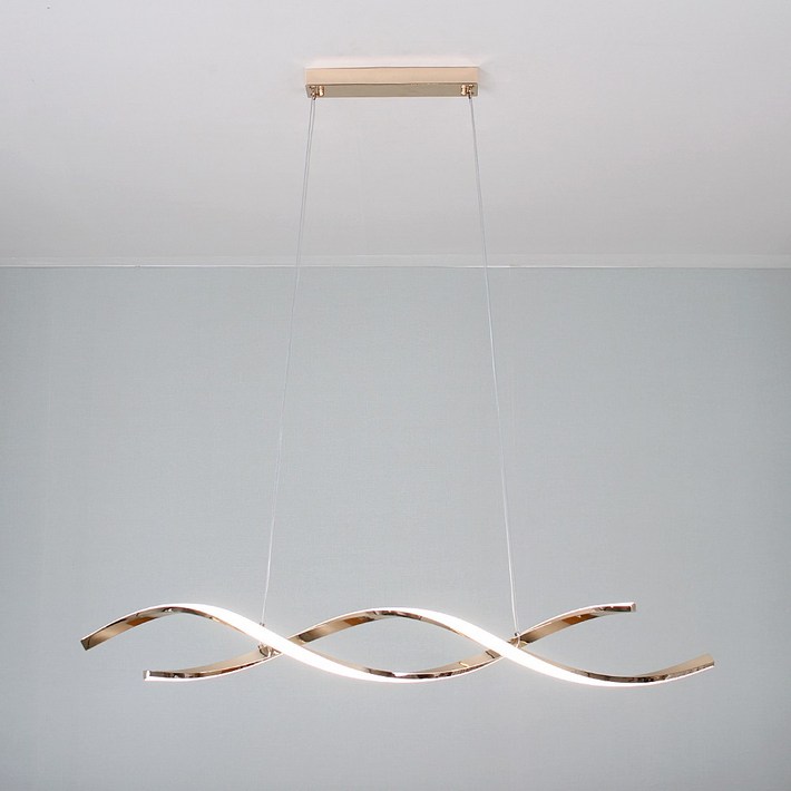 트위스트 LED펜던트 40W 식탁등 골드 뫼비우스 카페 인테리어 조명