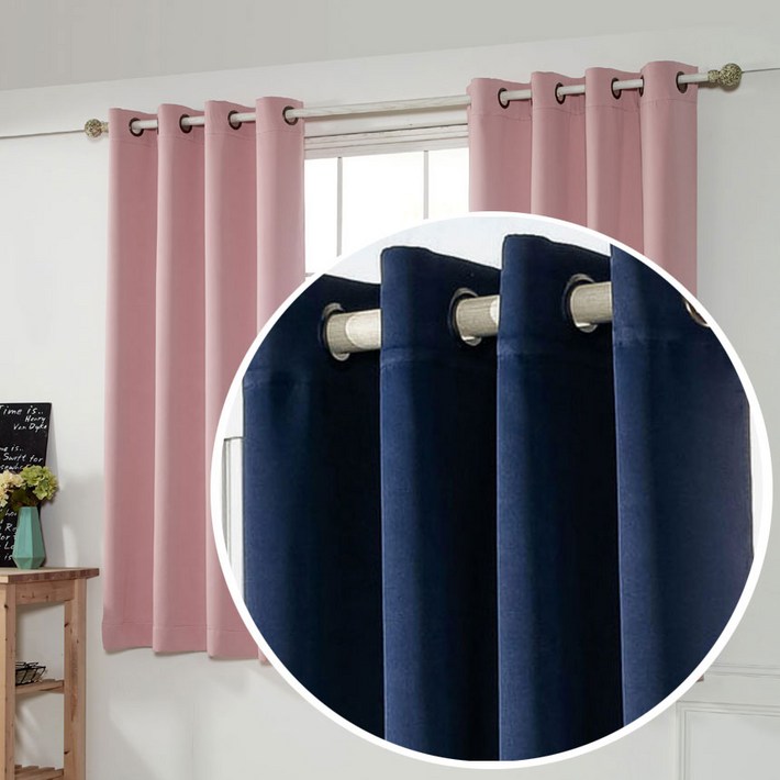 WCL 어울림 창문형 아일렛형 암막커튼 11 세트판매 햇빛차단 방한 방풍 단열