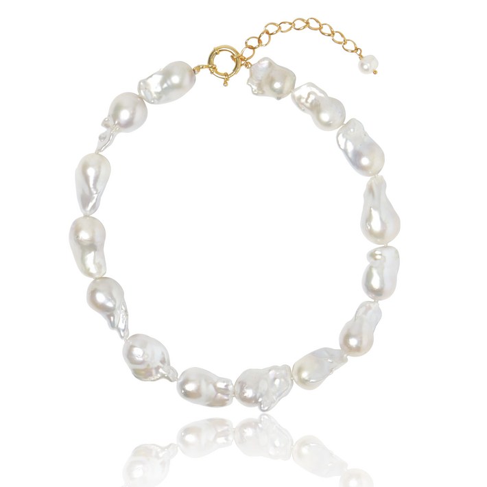 AAA 바로크진주 목걸이 Baroque Pearl Necklace Silver 925