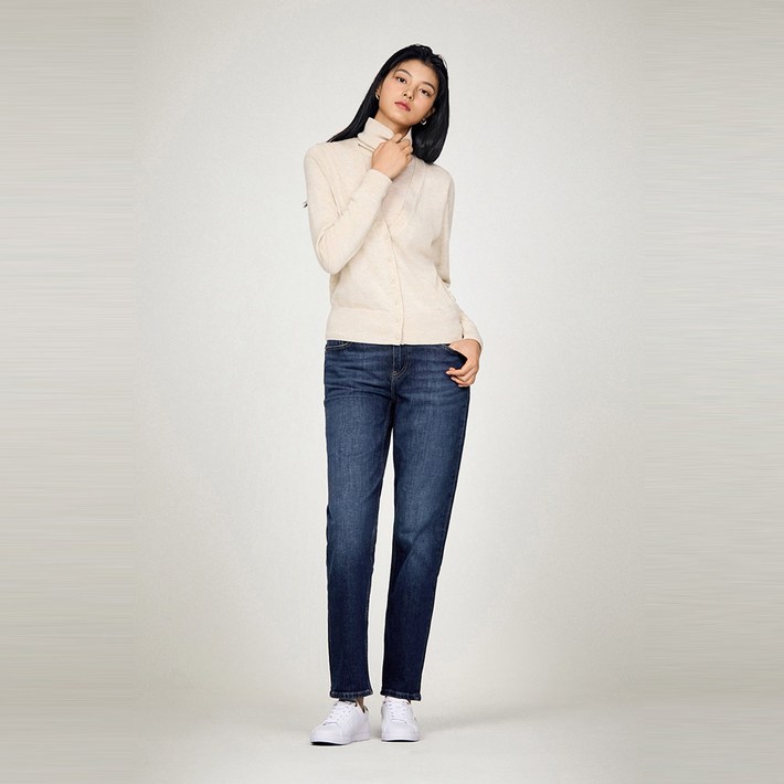 타미힐피거 스트레이트 다크 블루 데님 팬츠 T22E6NPC031WT11BJ