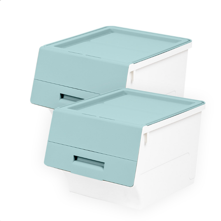 리빙앤트리 리빙 펠리컨박스 중형 44L 2P, 민트, 2개