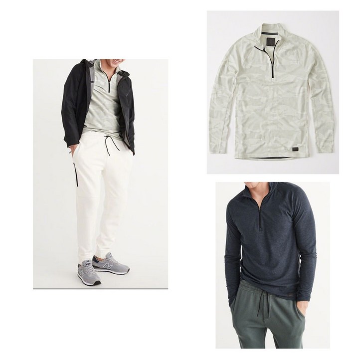 11. 뉴욕1 아베크롬비 남자 HALFZIP 액티뷰 티셔츠 3종칼라