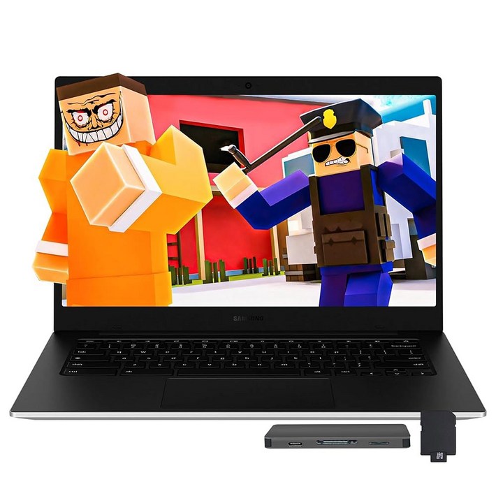 삼성 12.2 FHD 2in1 터치스크린 크롬북 플러스 비즈니스 및 학생용 노트북, 인텔 듀얼 코어, 4GB RAM, 224GB 스토리지64GB eMMC160GB 도킹